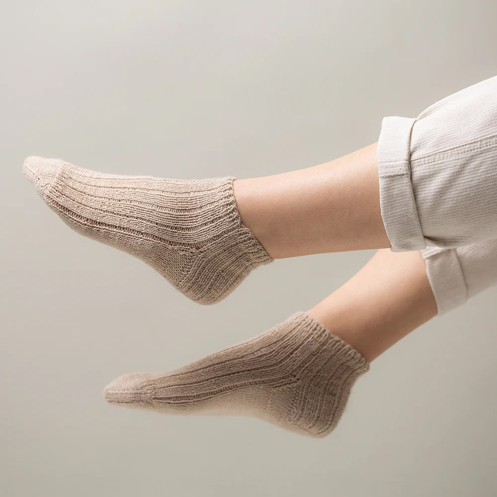 Striped Ankle Socks (PDF) - Instructions