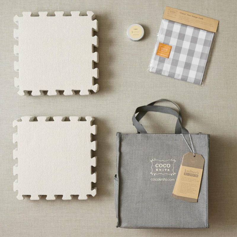 Knitters block clamping set