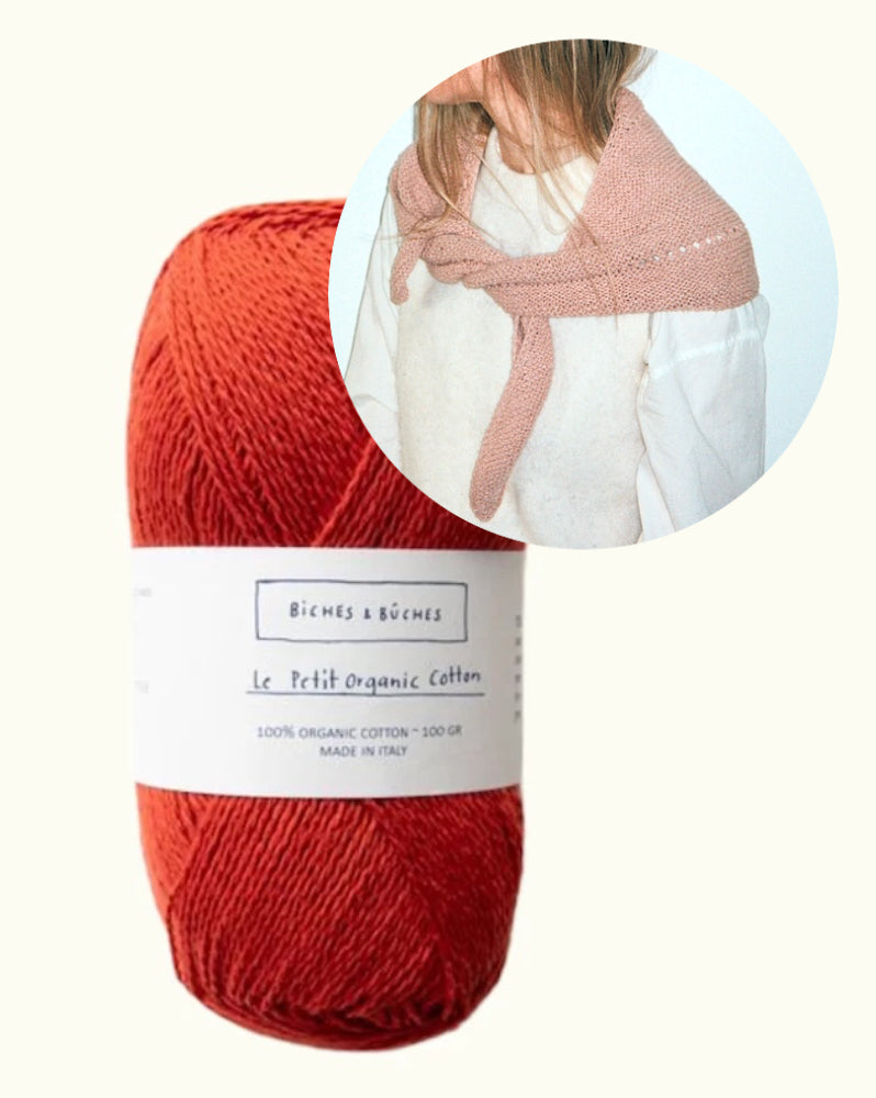 Alba Scarf Cotton Edition | lätt sommarsjal i Le Petit ekologisk bomull från Biches & Bûches