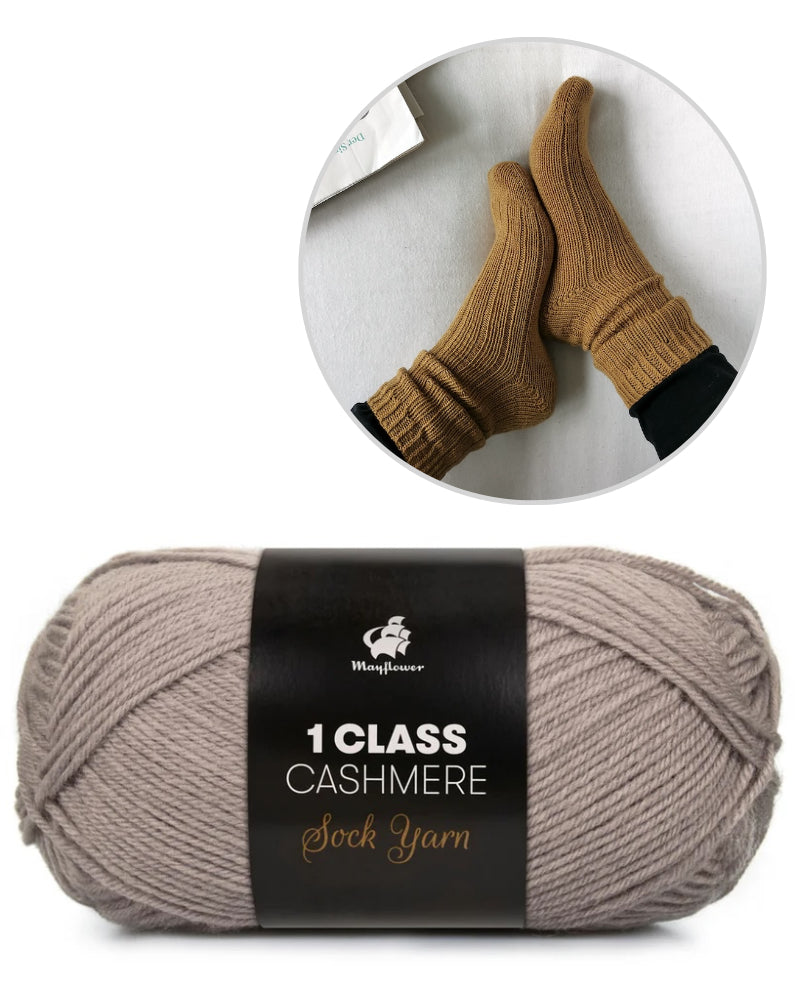 Chaussettes basiques légères | motif fin avec du cachemire doux 1ère classe de Mayflower Denmark