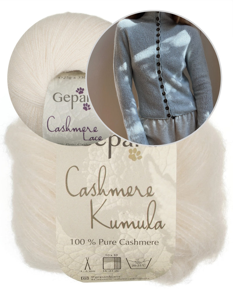 Blouse n° 5 | blouse d'été extrêmement douce en Cashmere Kumula et Cashmere Lace de Gepard Garn