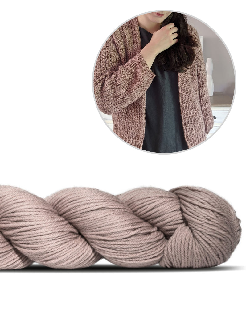 Cervion Cardigan | lässige Jacke aus Cheeky Merino Joy von Rosy Green Wool