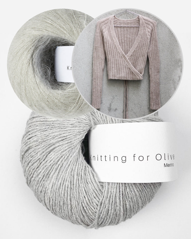 Darling Wrap | beautiful wrap cardigan made from Merino and Soft Silk