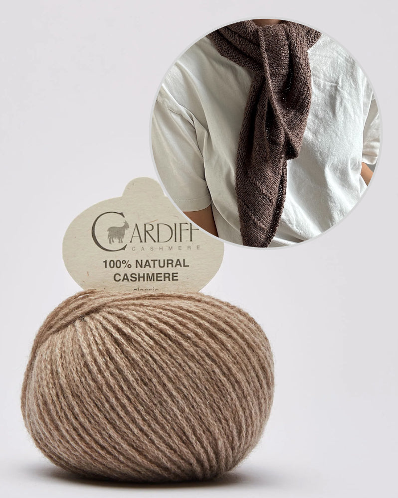 Flow Loop Scarf | écharpe en cachemire délicat de Cardiff Classic Cashmere