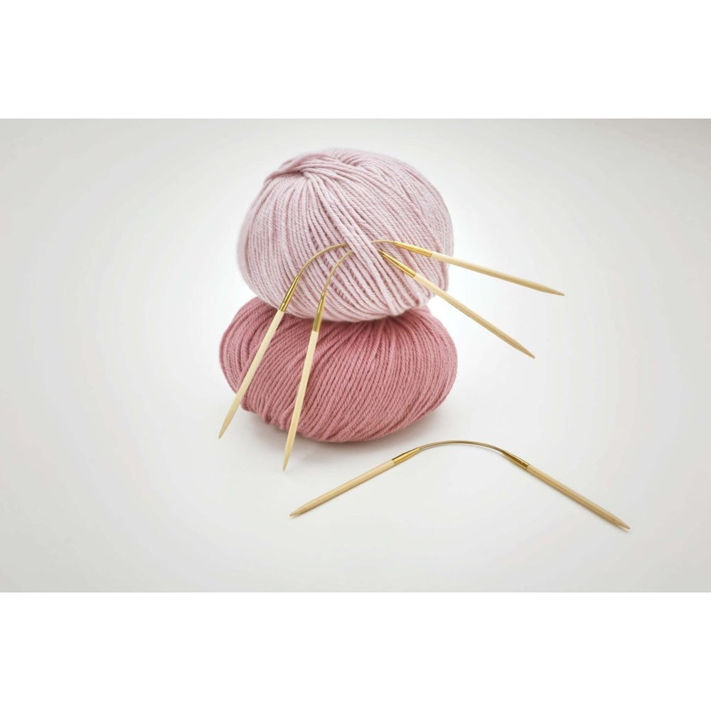 CraSyTrio stocking knitting needles bamboo - 24cm