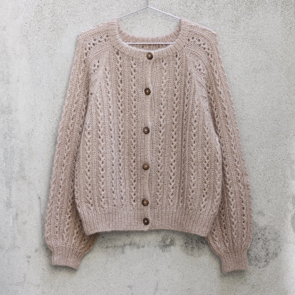 Waffle Cardigan Knitting for Olive mit Soft Silk Mohair von Knitting for Olive