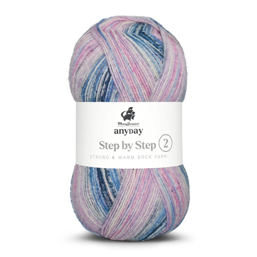 Anyday Step by Step 2 | traumschönes Sockengarn