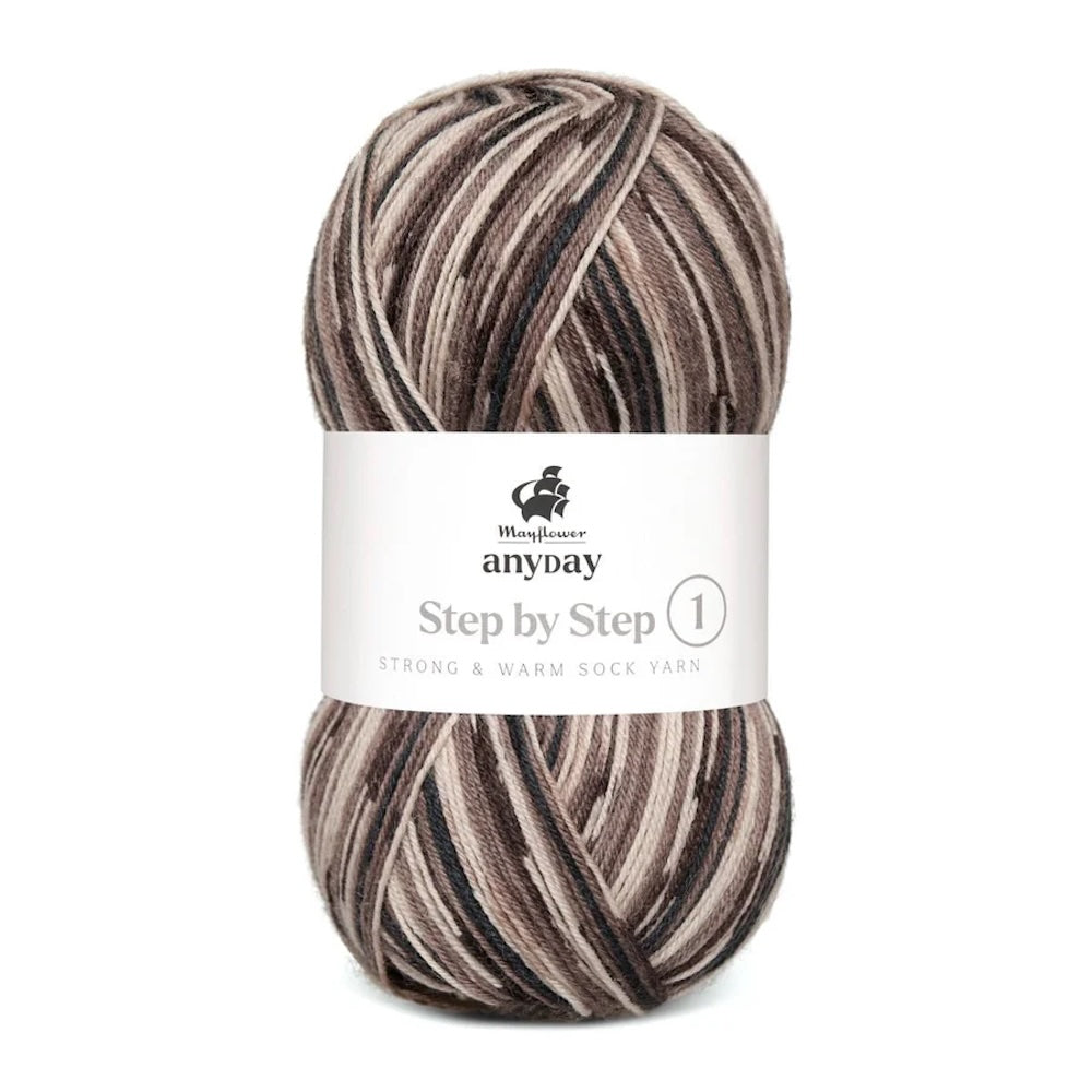 Anyday Step by Step 1 | Socken mit zurückhaltendem Farbmuster