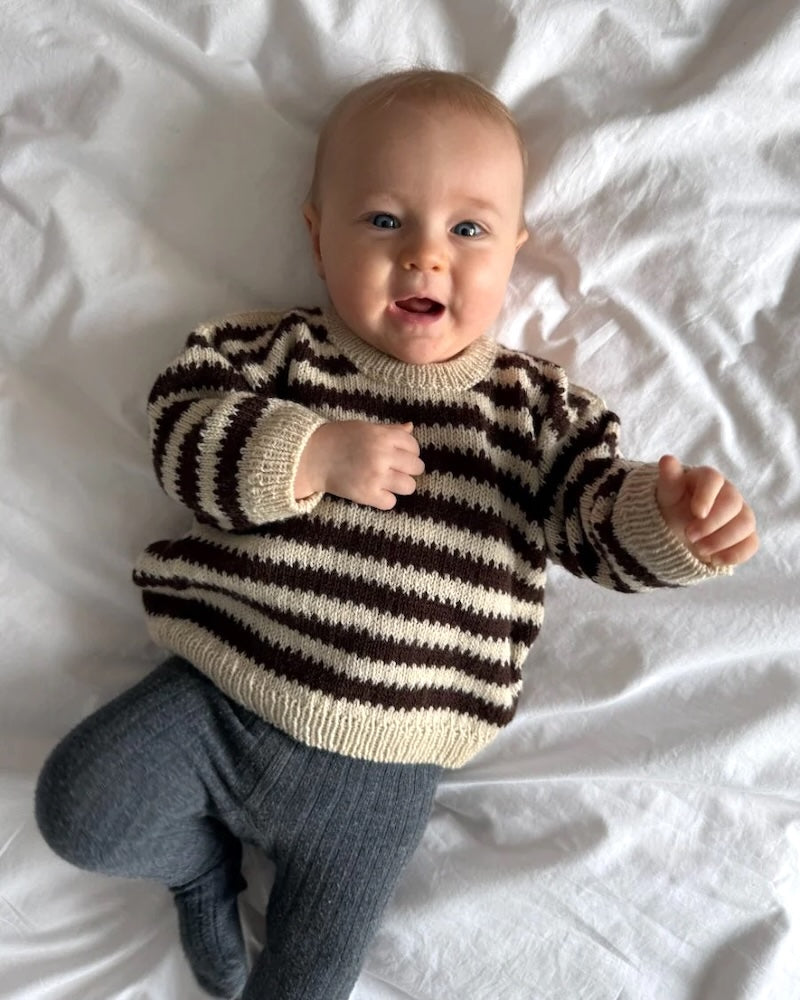 Otto Sweater Baby | cheerful stripes from Sunday by Sandnes Garn