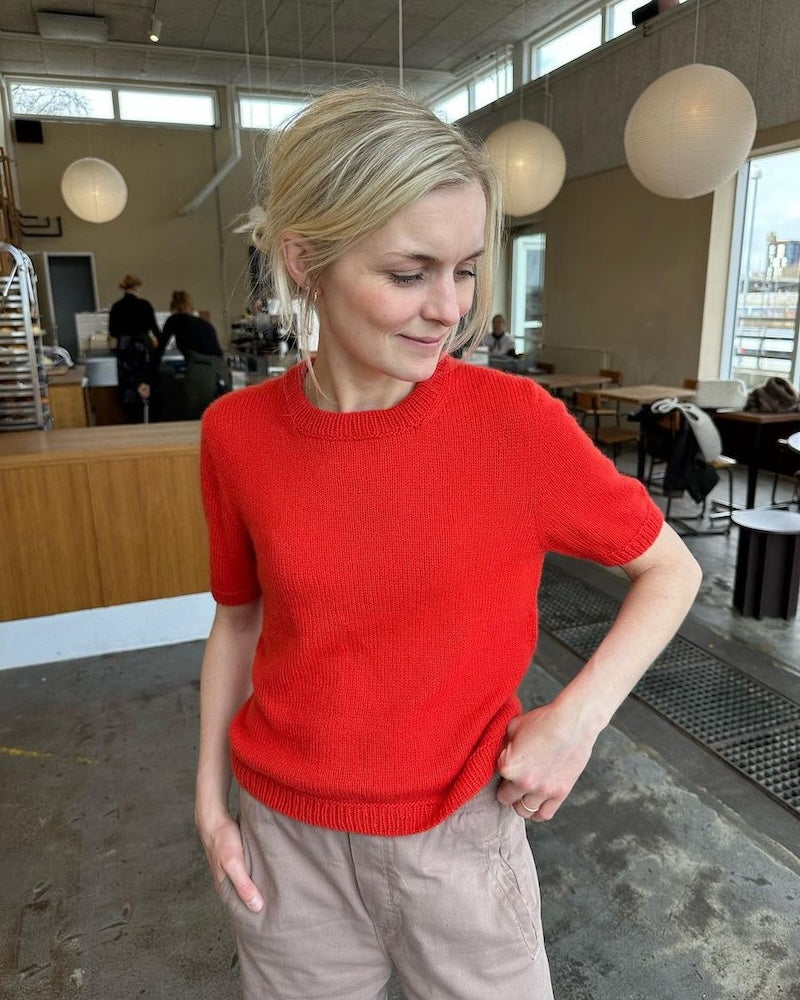 Poppy Tee | T-shirt merveilleusement doux en Classic Cashmere de Cardiff