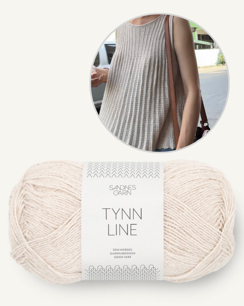 Pleated Top | moving pleat pattern with Tynn Line