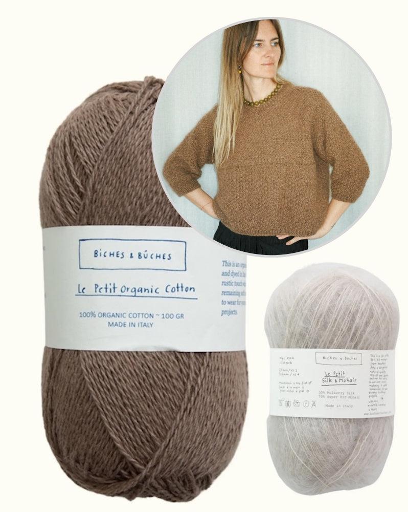 River Jumper Cotton Edition | super Sommerpullover aus Le Petit Organic Cotton und Le Petit Silk Mohair von Biches & Bûches