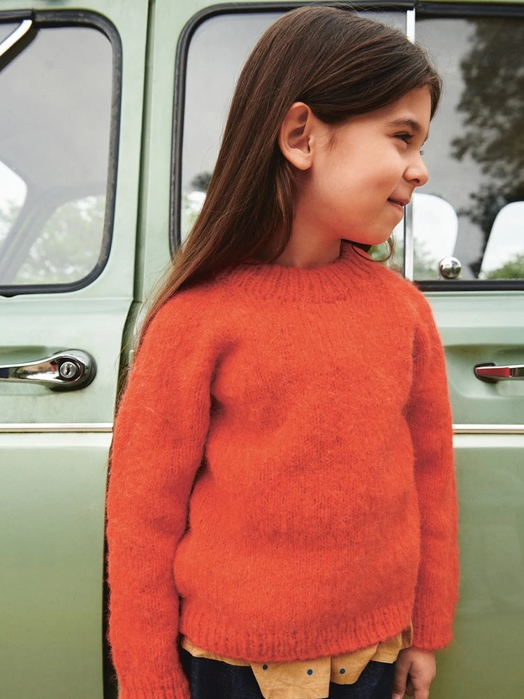 Tiro Sweater Borstet Alpakka Sandnes 2506 | schöner Raglanpullover