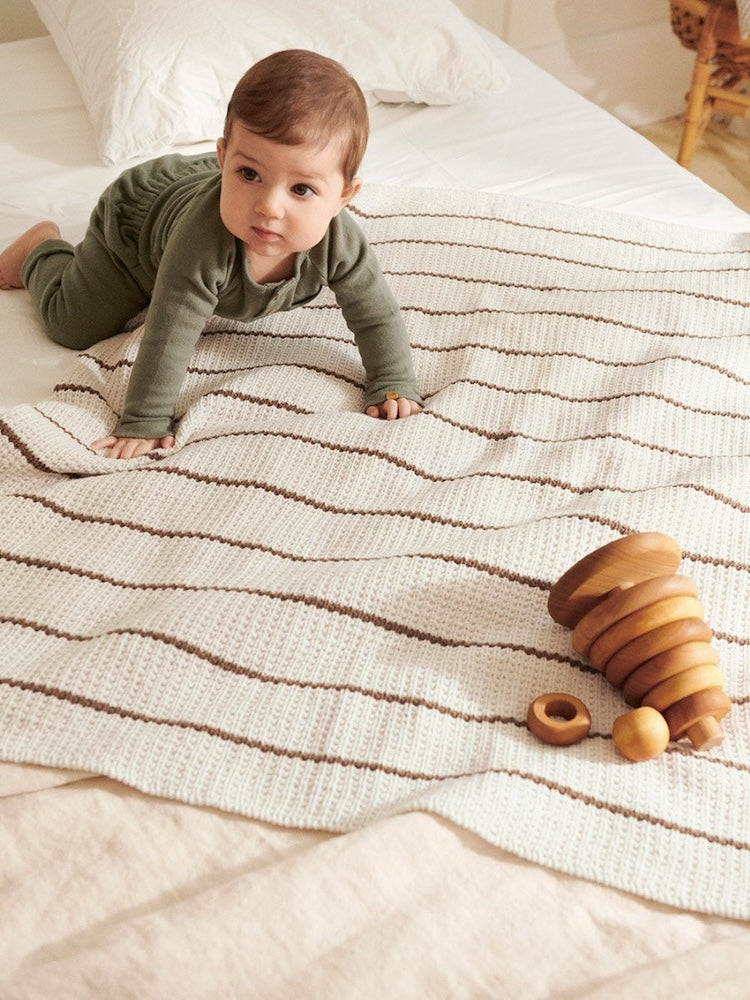 Paul's Perleribb Baby Blanket