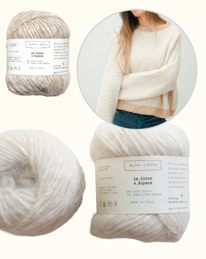 Sweater No. 77 | enchanting pattern from Le Coton & Alpaca by Biches & Bûches