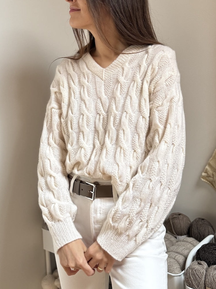 The Knitonomy Pearl | extra doux en cachemire classique de Cardiff