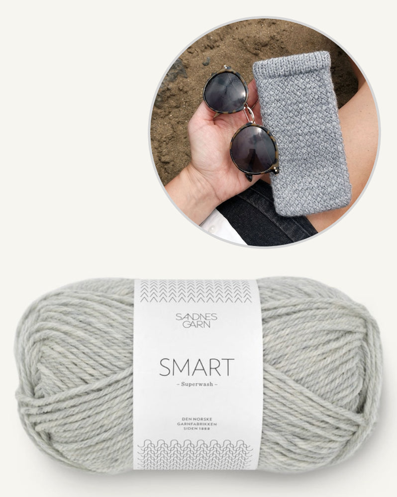 Vienna Bag | kleines Etui für deine Sonnebrille aus Smart von Sandnes Garn