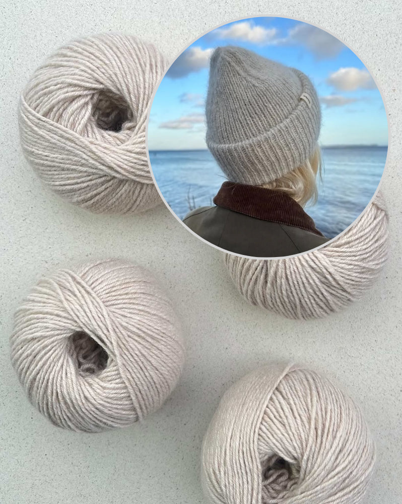 Chapeau de week-end - doux et câlin | Le plus beau chapeau à motif côtelé avec Cashmere Charis de Pascuali