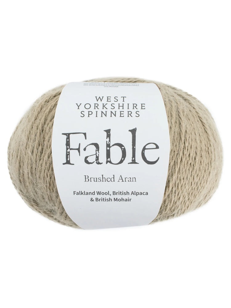 Fable | Brushed Aran made of Falkland wool, alpaca, and mohair - super cozy and warm