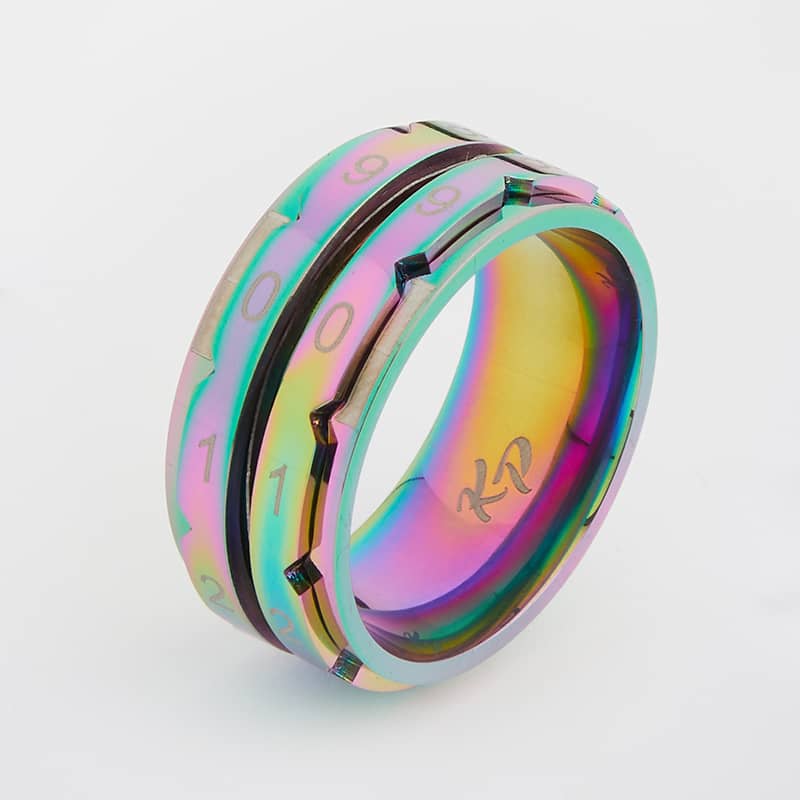 KnitPro ReihenzÀhlring Regenbogen 1