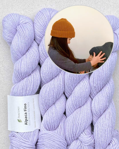 0815 Mütze | mit Gratisanleitung aus Alpaca Fino von Pascuali