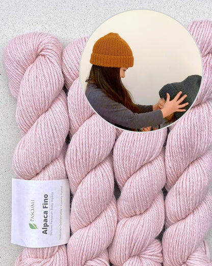 0815 Mütze | mit Gratisanleitung aus Alpaca Fino von Pascuali