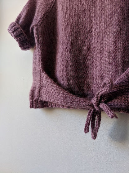 Koszula Closca | z detalem kokardki z polaru Bluefaced Leicester DK od West Yorkshire Spinners