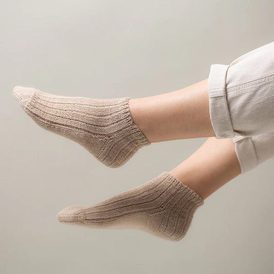 Chaussettes courtes rayées | fines rayures de Pinta de Pascuali