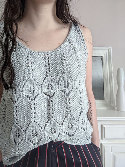 Galice Top | un motif baroque et romantique de Sandnes Garn