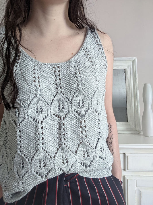 Galice Top | un motif baroque et romantique de Sandnes Garn