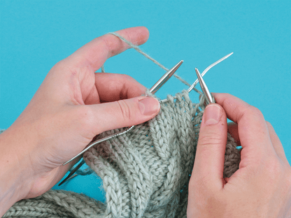 CrasySnake Lace Double-Pointed Needles | special shape holds securely in the knitting piece