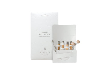 Set d'aiguilles courbes Koshitsu - longueur 6 cm, pointes semi-épaisses - 3,5 à 5,0 mm, 4 tailles