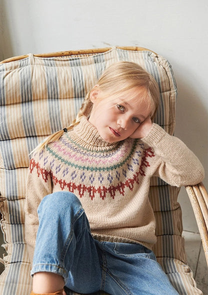 Childhood Sweater | Norwegian pattern with Smart by Sandnes Garn