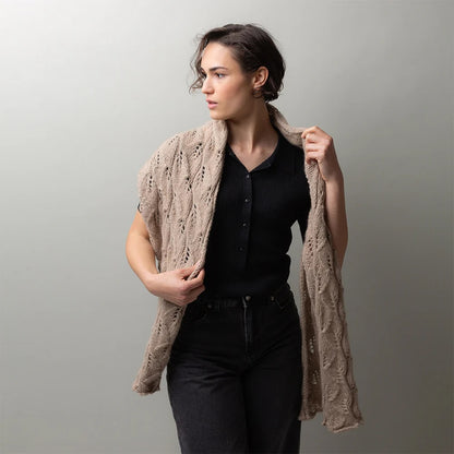Whirling Leaves Shawl | delicate and soft from Cashmere Delizia by Pascuali