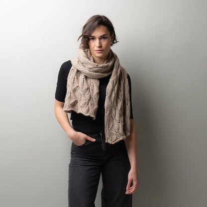 Whirling Leaves Shawl | delicate and soft from Cashmere Delizia by Pascuali