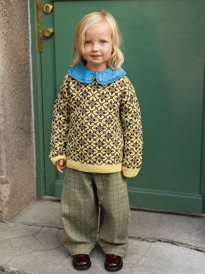 Astra Kids | fantastisk norsk sweater af superblødt Babyull Lanett fra Sandnes Garn