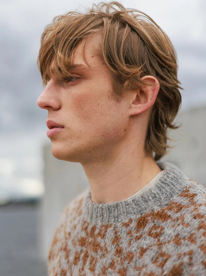 Astra Man | fluffy blød norsk sweater fra Kos fra Sandnes Garn