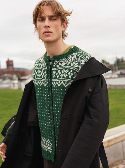Telemark Man | robuster neuletakki Peer Gynt -langasta, Sandnes Garn