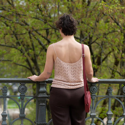 Little Drift Top | romantique, à motif délicat, en Linen Bloom de Pascuali
