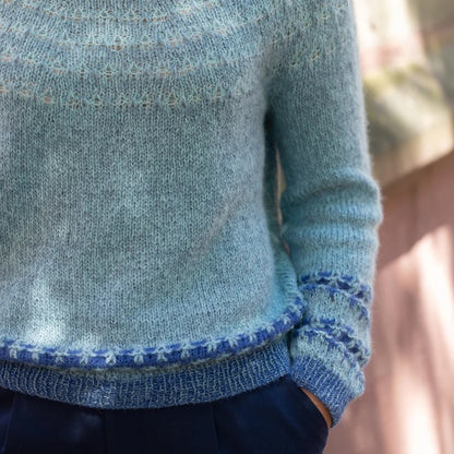 Feather Sweater | harmonisks krāsu raksts no Pascuali Balayage un Manada dzijām