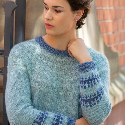 Feather Sweater | harmonisks krāsu raksts no Pascuali Balayage un Manada dzijām