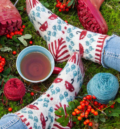 Chaussettes douillettes et moufles chaudes