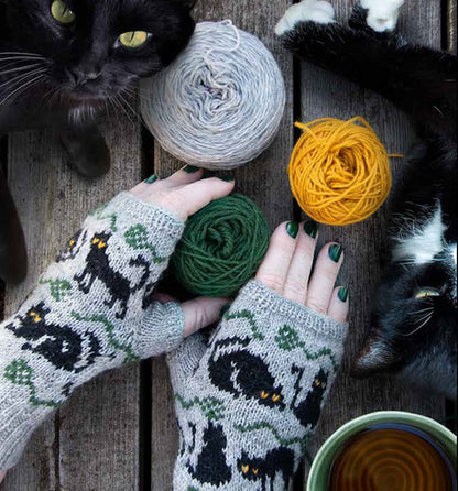 Chaussettes douillettes et moufles chaudes