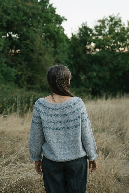 Sweater No. 93 | wunderschöne Muster aus Le Petit Lambswool von Biches & Bûches