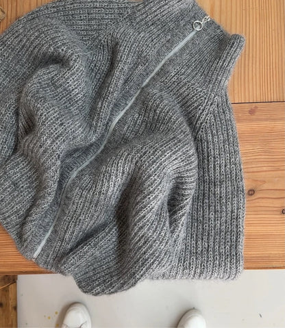 Tia Zipper Jacket | zeitlos cool aus Sunday und Tynn Silk Mohair von Sandnes - 2507 DIY