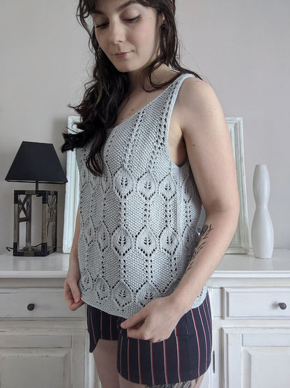 Galice Top | un motif baroque et romantique de Sandnes Garn