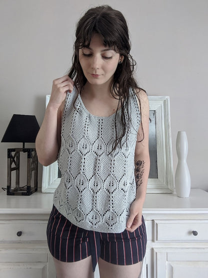 Galice Top | un motif baroque et romantique de Sandnes Garn