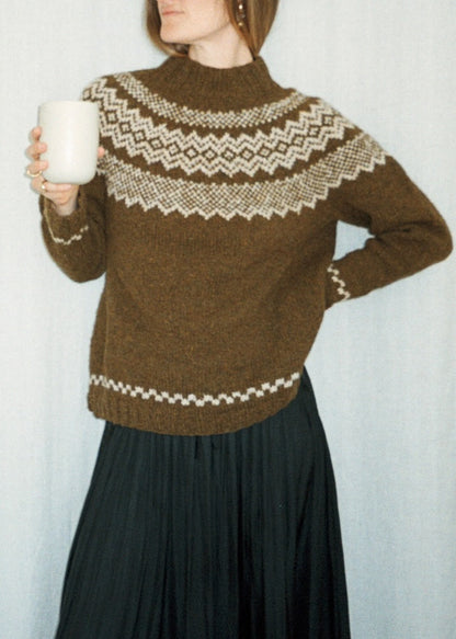 Afterparty Sweater Lambswool Edition | klassischer Norweger aus Le Lambswool von Biches & Bûches