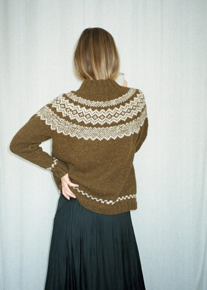 Afterparty Sweater Lambswool Edition | klassischer Norweger aus Le Lambswool von Biches & Bûches