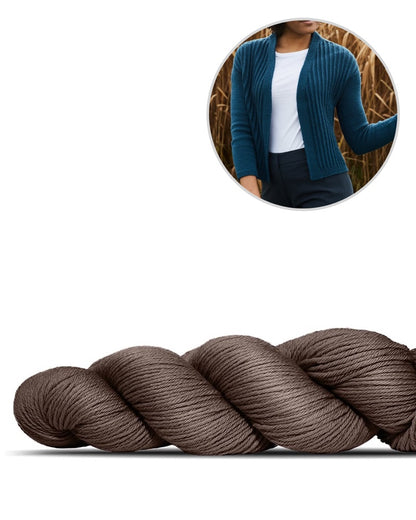 Azara Cardigan | klassisch und schön aus Cheeky Merino Joy